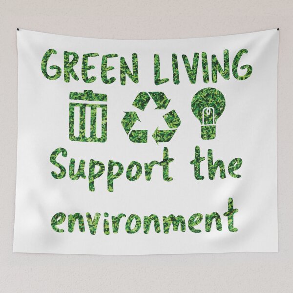 Item preview, Green Living Support The Environment designed and sold by InspireGifts.