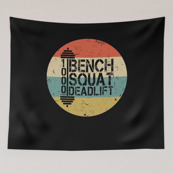 Item preview, 1000 Pounds Bench Squat Deadlift Powerlift Club Fitness Bodybuilder Bodybuilding designed and sold by Basti09.