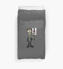 I Heart Brains Duvet Cover