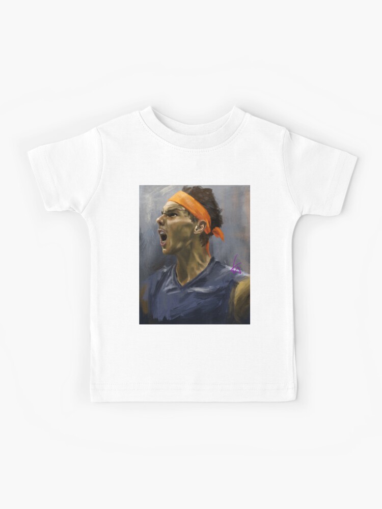 Rafael Nadal Tennis Kids T Shirt By Colacatlee Redbubble