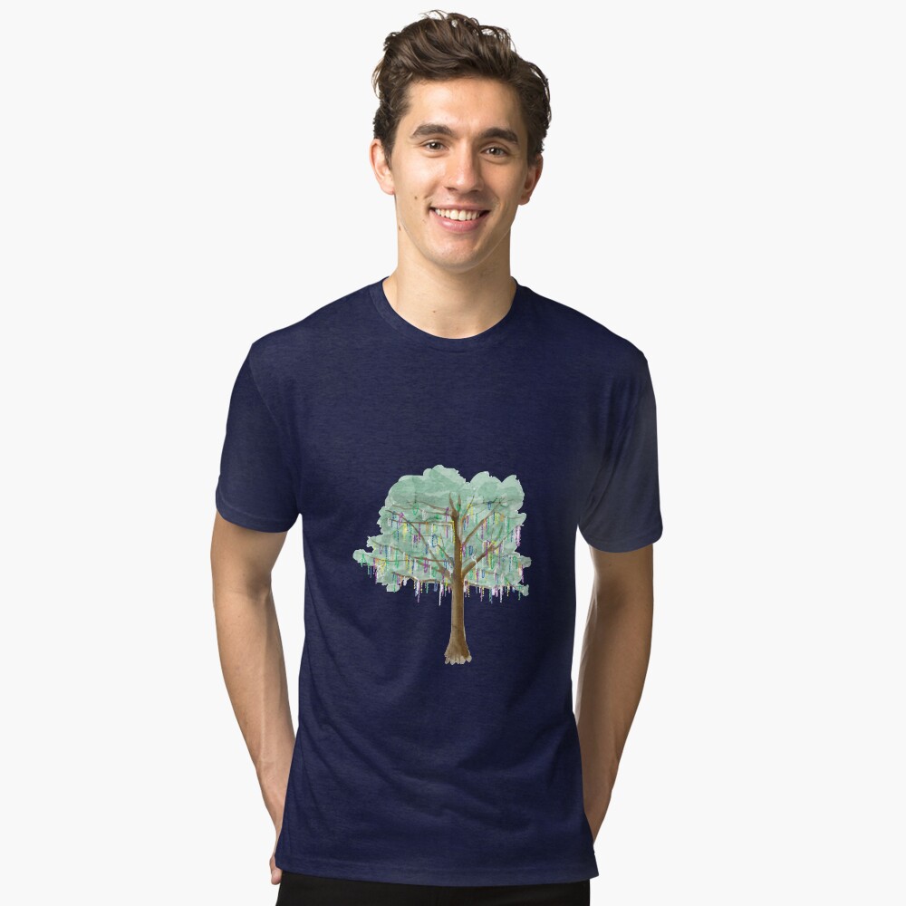 Vista previa del artículo con la obra «Camiseta de tejido mixto», diseñado y vendido por jay-p.