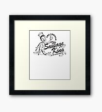 Abe Froman, Wurst-König von Chicago, Weinlese 1986 T-Shirt, ursprünglicher Retro- Entwurf Gerahmtes Wandbild
