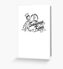 Abe Froman, Sausage King Of Chicago, Vintage 1986 T Shirt, Original Retro Design Greeting Card