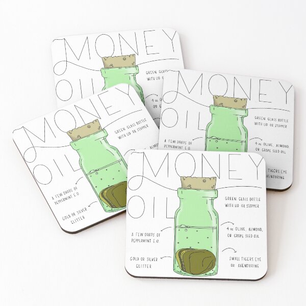 Item preview, Money Oil - Abundance Potion designed and sold by mickeemariee.