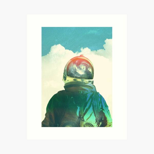 God is an astronaut Art Print