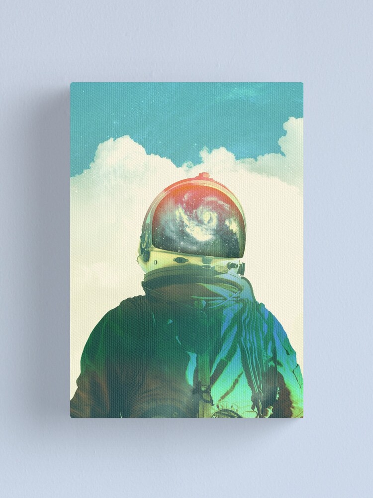 Alternate view of God is an astronaut Canvas Print