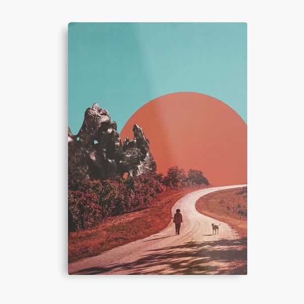 The Walk Metal Print