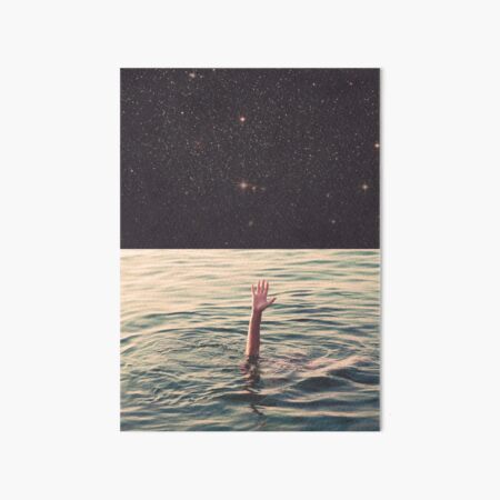Drowned in space Art Board Print