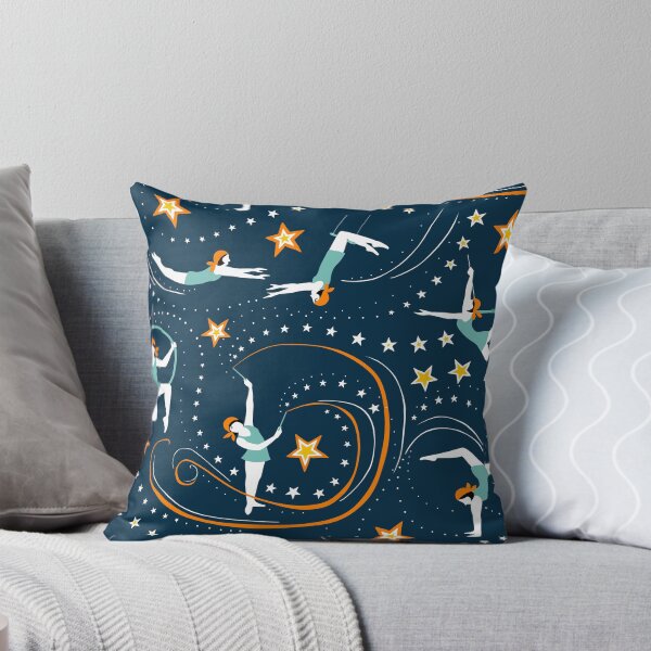 Item preview, Circus Performers 1920s Acrobats on dark navy designed and sold by HazelFisher.