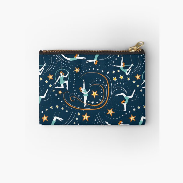 Item preview, Circus Performers 1920s Acrobats on dark navy designed and sold by HazelFisher.