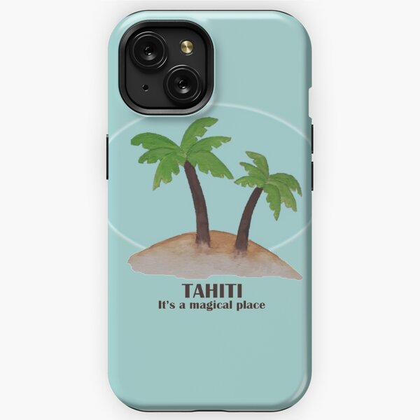TAHITI c'est un endroit magique ... Coque antichoc iPhone