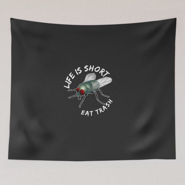 Item preview, Life is short - eat trash designed and sold by mattat.
