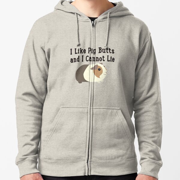 Guinea Pig Butts Zipped Hoodie