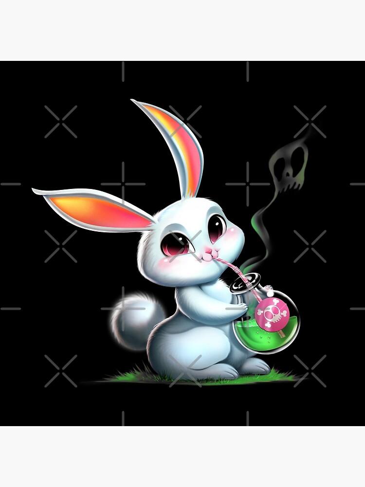 Bunny Weirdcore | Art Board Print