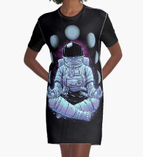 Meditation Graphic T-Shirt Dress