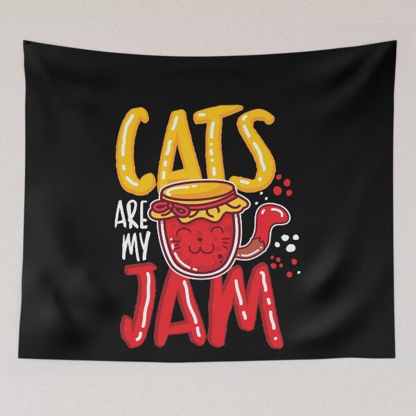 Artikelvorschau, Cats Cat Lover Jam Cat Life entworfen und verkauft von haselshirt.