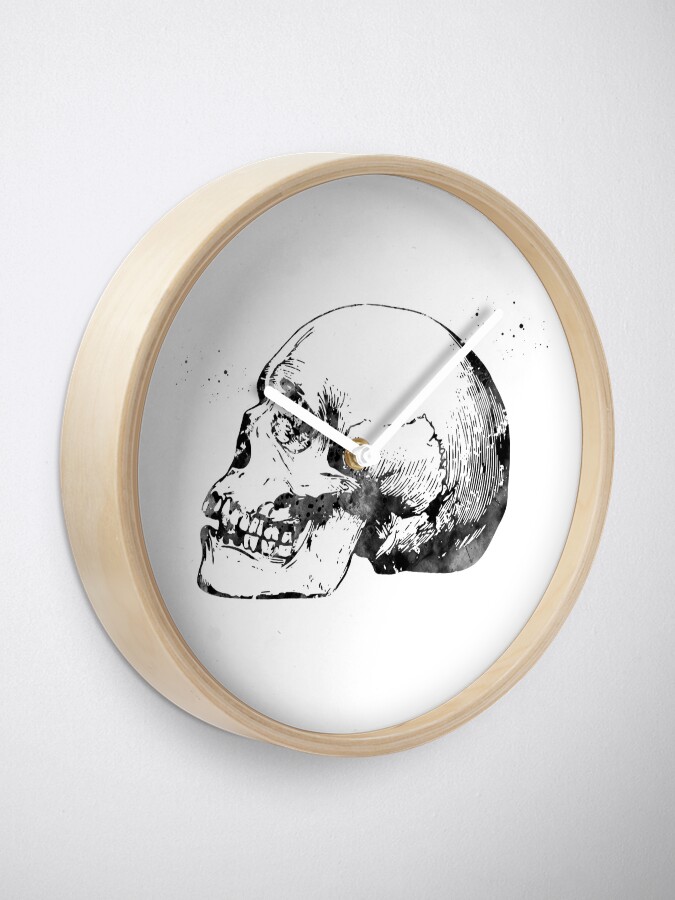 Alternate view of Skull Anatomy Clock