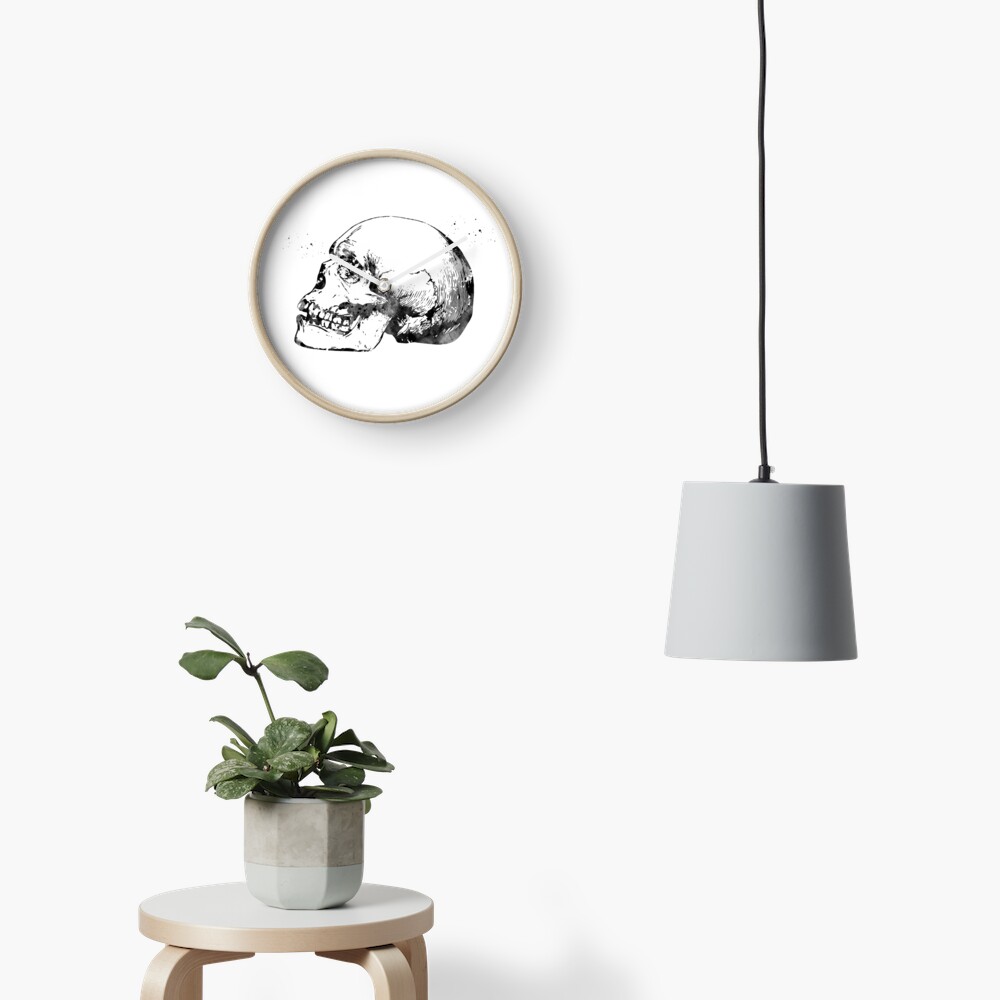 Skull Anatomy Clock