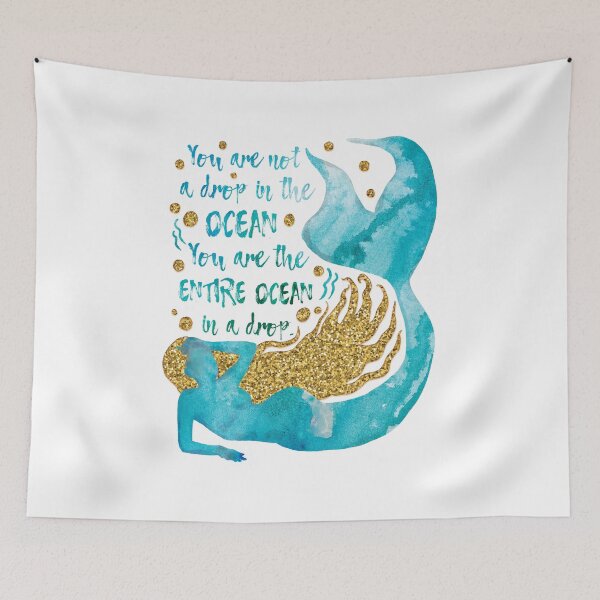 Item preview, Mermaid Shirt,Mermaid Quotes,Mermaid Art,Mermaid Decor, Mermaid Sticker,Mermaid glitter designed and sold by Jeremnis.