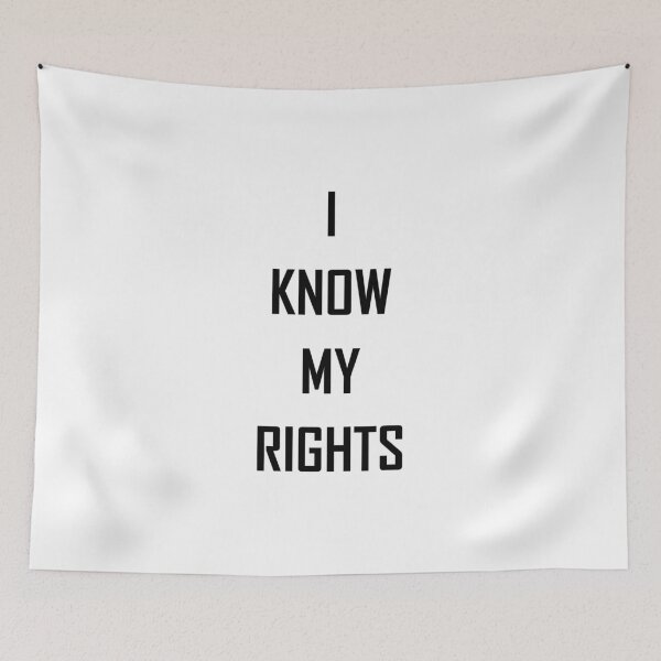 Item preview, Kaepernick I KNOW MY RIGHTS designed and sold by Bubbleflavor.