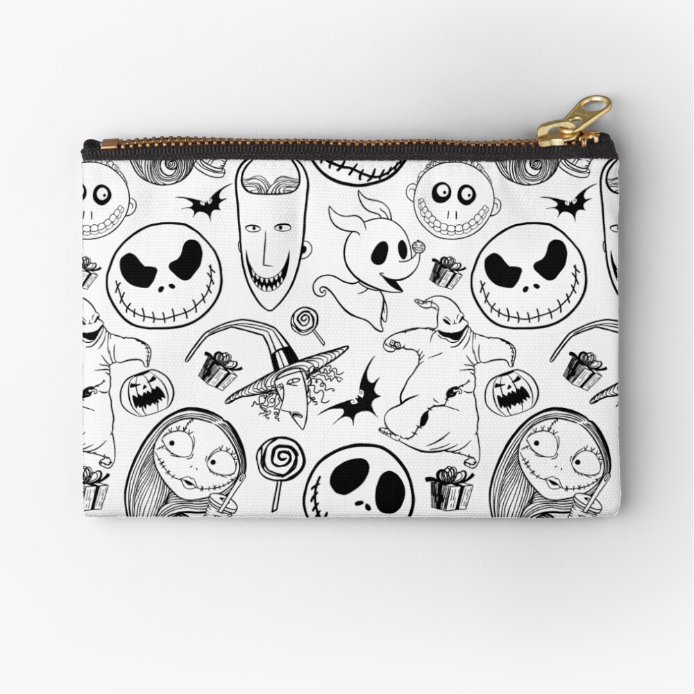 Nightmare before Christmas Pattern Zipper Pouch
