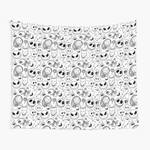 Nightmare before Christmas Pattern Tapestry