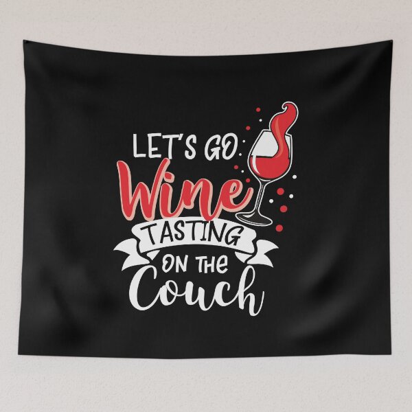 Item preview,  Wine Lover Lets go Wine tasting on the Couch Gift Idea designed and sold by haselshirt.