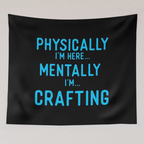 Item preview, Crafting Thinking T Shirts. Gifts for Crafters Love to Craft designed and sold by Bronby.