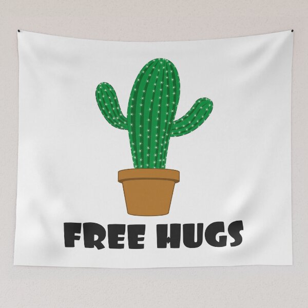 Item preview, Free Hugs Cactus designed and sold by 221c.