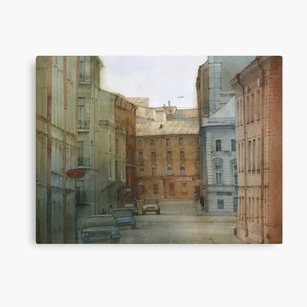 St. Petersburg' street Canvas Print