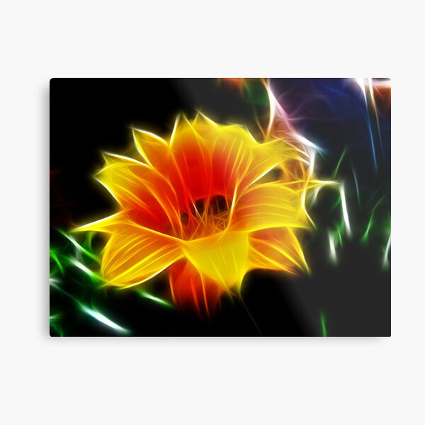 Fractal Frenzy Metal Print