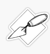 Archaeological Trowel Sticker