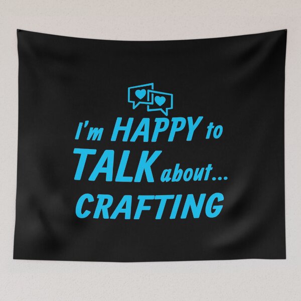 Item preview, Crafting Happy Talker T Shirts Gifts Ideas for Crafters. designed and sold by Bronby.