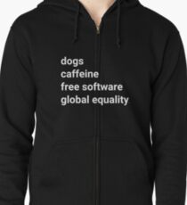 All I Really Need Zipped Hoodie