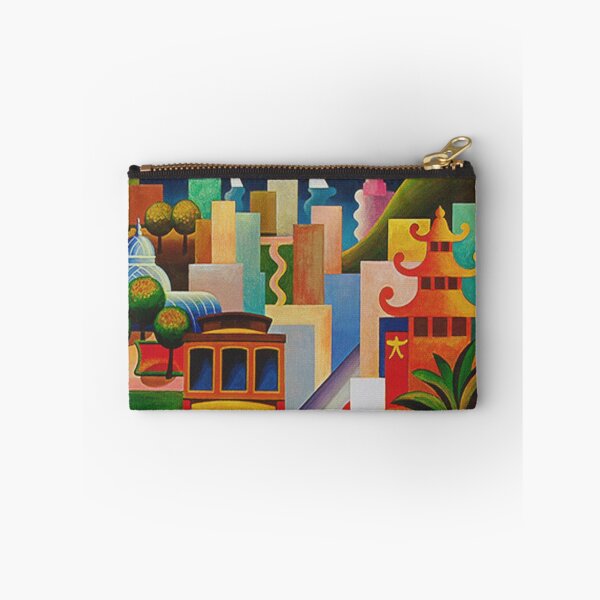 Item preview, San Francisco California Colorful Retro Vintage Poster designed and sold by vintagevivian.