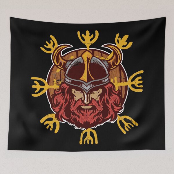 Item preview, Vikings Odin - Rabengott warrior designed and sold by anziehend.