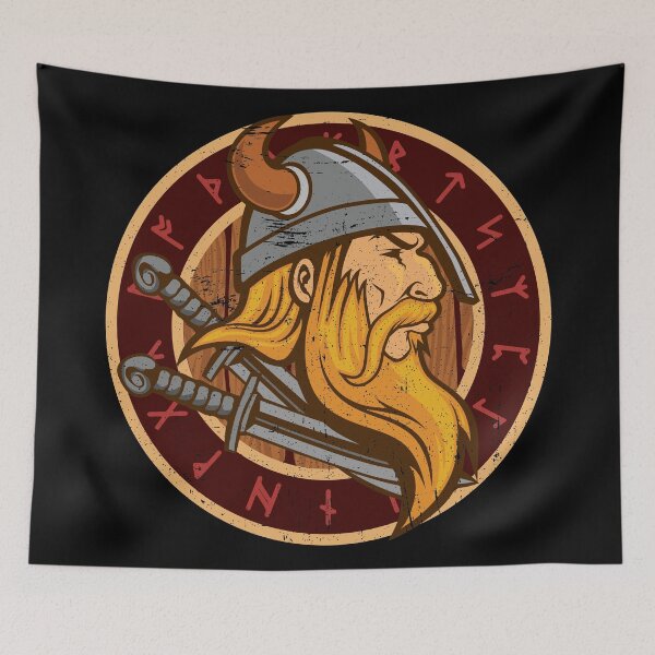 Item preview, Vikings Odin - Valhalla warriors designed and sold by anziehend.