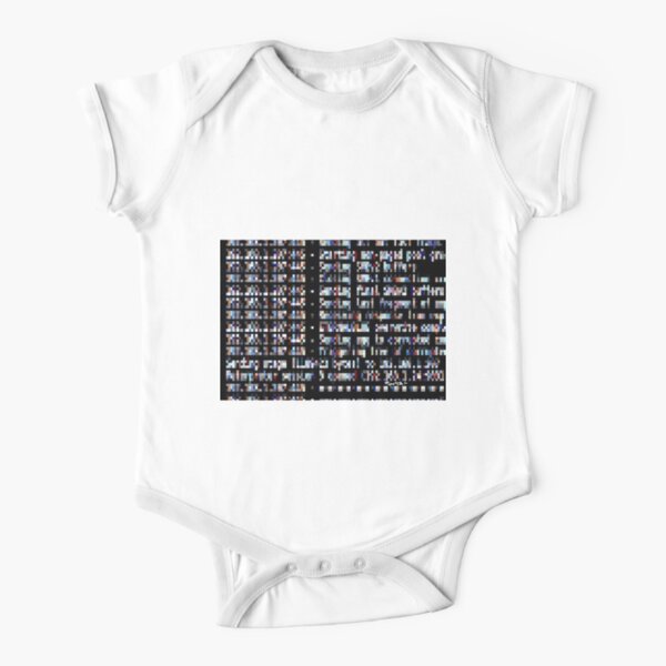 Ascii Point De Croix Body manches courtes