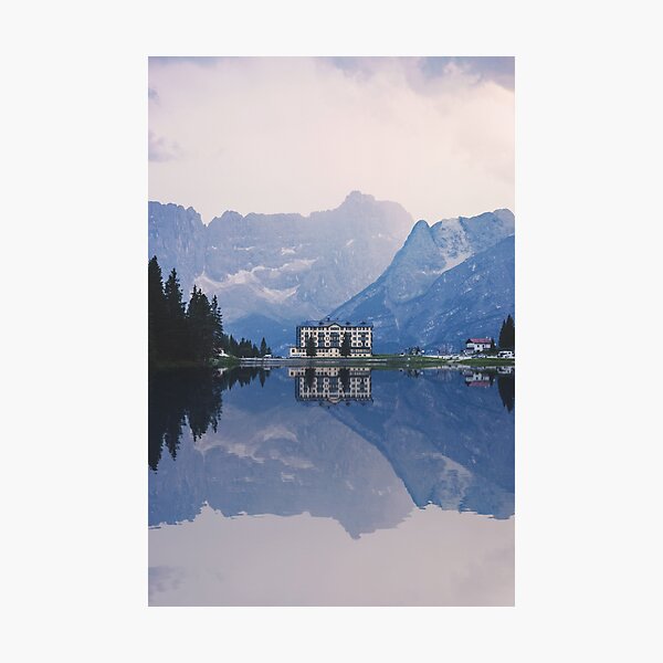Grand Mountain Hotel - Dolomites Collection Photographic Print