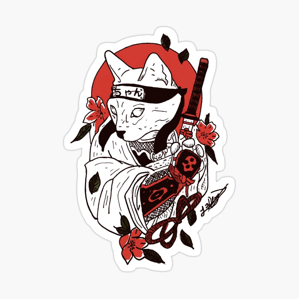 samurai cat tattoo akumashugi by Akumashugitattoo on DeviantArt