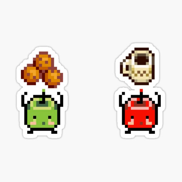 Aperçu de l'œuvre Café et biscuits - Stardew valley junimo créée et vendue par SharkiDoodles.