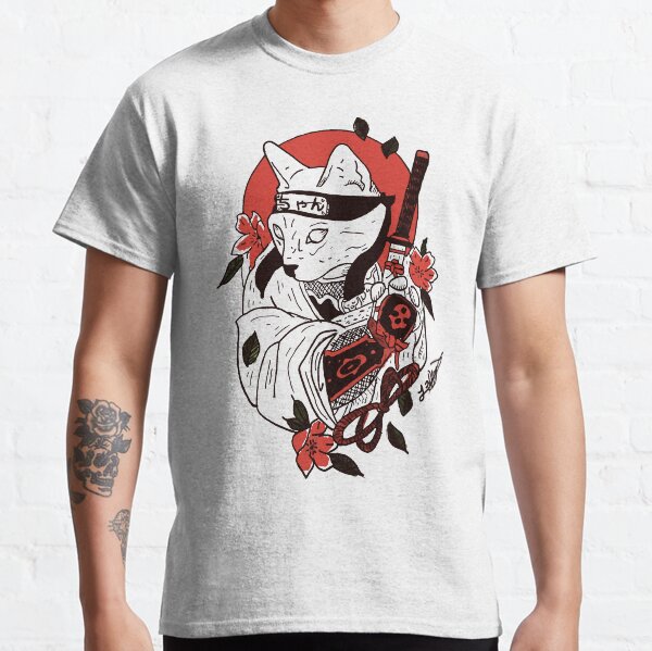 Japanische Samurai-Katze Classic T-Shirt