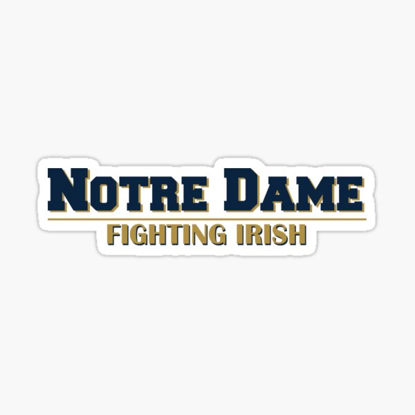 Notre Dame Fighting Irish Sticker