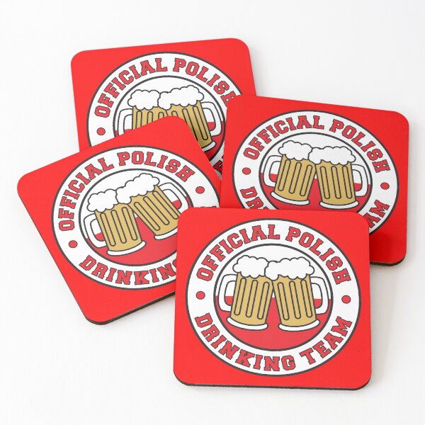 Item preview, Official Polish Drinking Team Beers and Flag Of Poland designed and sold by jaycartoonist.