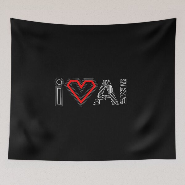 Item preview, I love AI - artificial intelligence - tech - future machine learning ML DL big data science  designed and sold by Adriancryp.