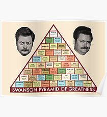 Swanson Pyramid of Greatness Poster