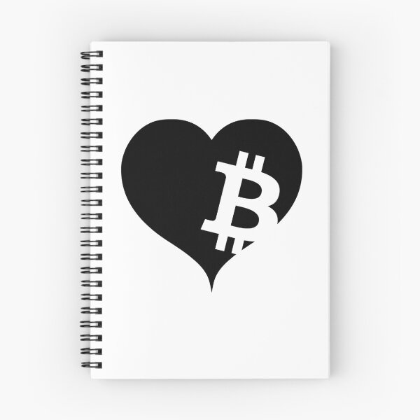 Item preview, Bitcoin heart cryptocurrencies designed and sold by RetroFuchs.