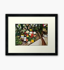 Roses & Wine Framed Print