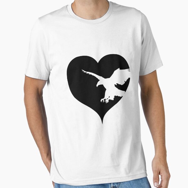 Item preview, Herz Adler Greifvogel designed and sold by RetroFuchs.