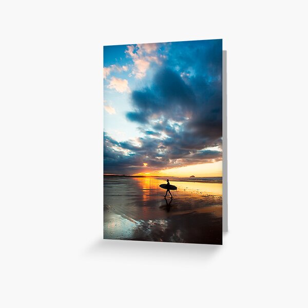 Sunset Beach Greeting Card